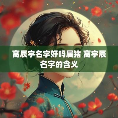 高辰宇名字好吗属猪 高宇辰名字的含义