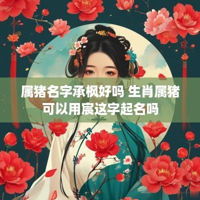属猪名字承枫好吗 生肖属猪可以用宸这字起名吗