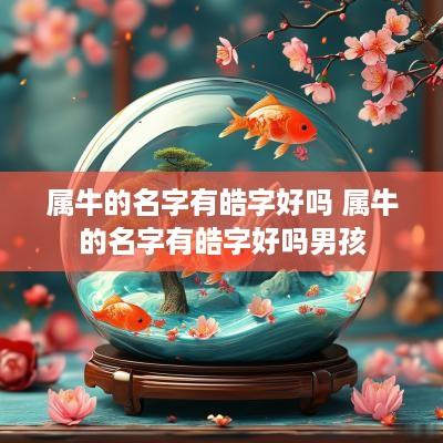 属牛的名字有皓字好吗 属牛的名字有皓字好吗男孩