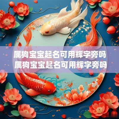 属狗宝宝起名可用辉字旁吗 属狗宝宝起名可用辉字旁吗怎么取
