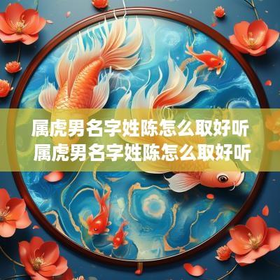 属虎男名字姓陈怎么取好听 属虎男名字姓陈怎么取好听点