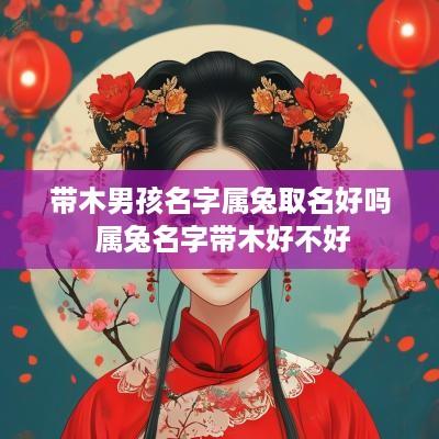 带木男孩名字属兔取名好吗 属兔名字带木好不好