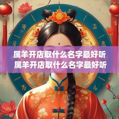 属羊开店取什么名字最好听 属羊开店取什么名字最好听女