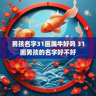 男孩名字31画属牛好吗 31画男孩的名字好不好