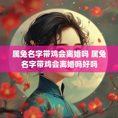 属兔名字带鸡会离婚吗 属兔名字带鸡会离婚吗好吗