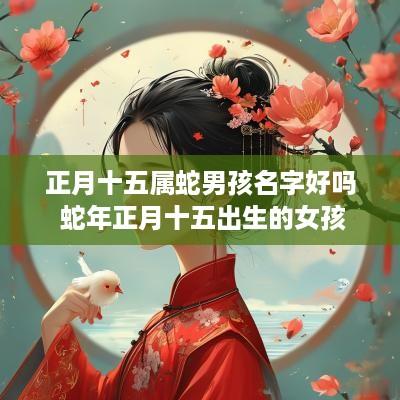 正月十五属蛇男孩名字好吗 蛇年正月十五出生的女孩