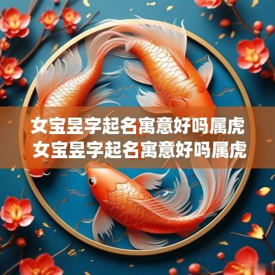 女宝昱字起名寓意好吗属虎 女宝昱字起名寓意好吗属虎的