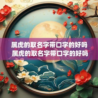 属虎的取名字带口字的好吗 属虎的取名字带口字的好吗男孩