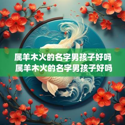 属羊木火的名字男孩子好吗 属羊木火的名字男孩子好吗