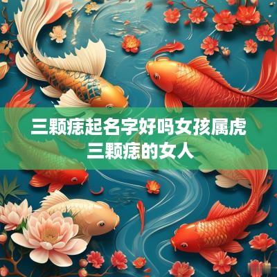 三颗痣起名字好吗女孩属虎 三颗痣的女人