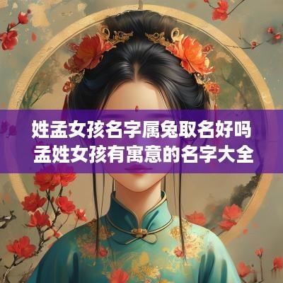 姓孟女孩名字属兔取名好吗 孟姓女孩有寓意的名字大全