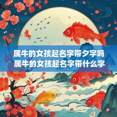 属牛的女孩起名字带夕字吗 属牛的女孩起名字带什么字好点
