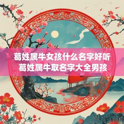 葛姓属牛女孩什么名字好听 葛姓属牛取名字大全男孩