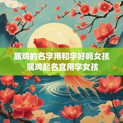 属鸡的名字用和字好吗女孩 属鸡起名宜用字女孩