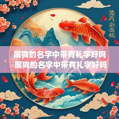 属狗的名字中带有礼字好吗 属狗的名字中带有礼字好吗男孩