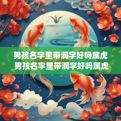 男孩名字里带润字好吗属虎 男孩名字里带润字好吗属虎