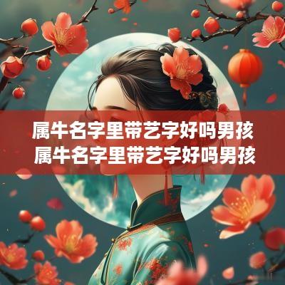 属牛名字里带艺字好吗男孩 属牛名字里带艺字好吗男孩子