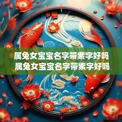 属兔女宝宝名字带紫字好吗 属兔女宝宝名字带紫字好吗还是蓝字