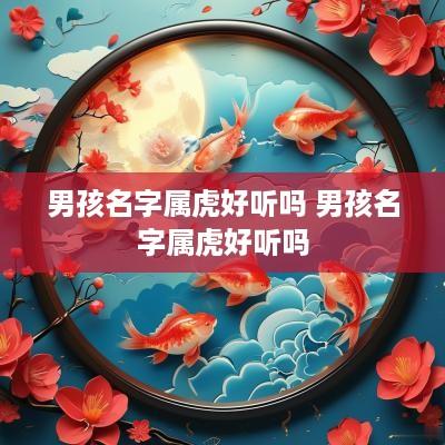 男孩名字属虎好听吗 男孩名字属虎好听吗