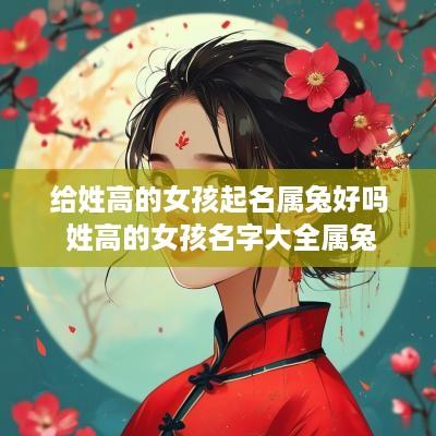 给姓高的女孩起名属兔好吗 姓高的女孩名字大全属兔