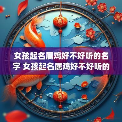 女孩起名属鸡好不好听的名字 女孩起名属鸡好不好听的名字有哪些
