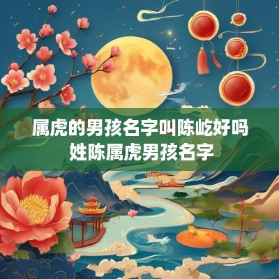 属虎的男孩名字叫陈屹好吗 姓陈属虎男孩名字