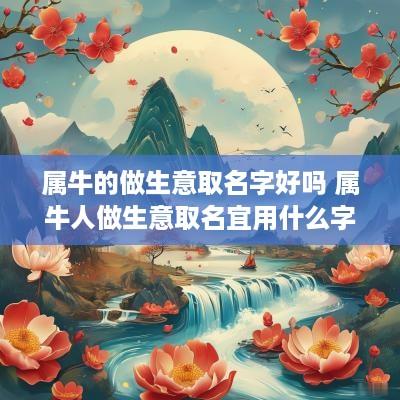 属牛的做生意取名字好吗 属牛人做生意取名宜用什么字