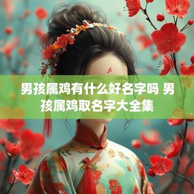 男孩属鸡有什么好名字吗 男孩属鸡取名字大全集