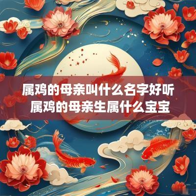 属鸡的母亲叫什么名字好听 属鸡的母亲生属什么宝宝