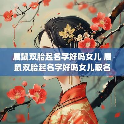 属鼠双胎起名字好吗女儿 属鼠双胎起名字好吗女儿取名