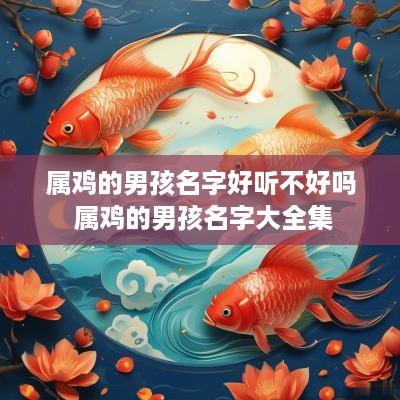 属鸡的男孩名字好听不好吗 属鸡的男孩名字大全集
