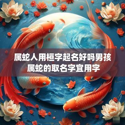属蛇人用桓字起名好吗男孩 属蛇的取名字宜用字