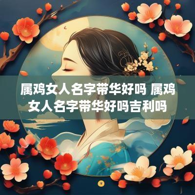 属鸡女人名字带华好吗 属鸡女人名字带华好吗吉利吗