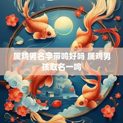 属鸡男名字带鸣好吗 属鸡男孩取名一鸣