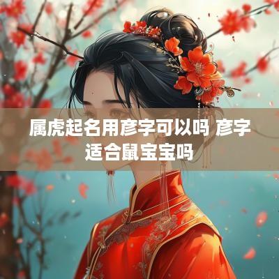 属虎起名用彦字可以吗 彦字适合鼠宝宝吗
