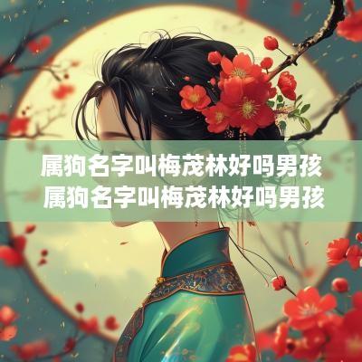 属狗名字叫梅茂林好吗男孩 属狗名字叫梅茂林好吗男孩