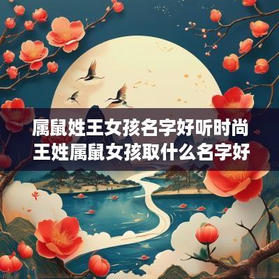 属鼠姓王女孩名字好听时尚 王姓属鼠女孩取什么名字好