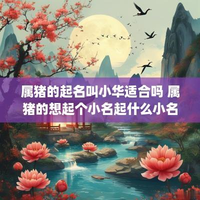 属猪的起名叫小华适合吗 属猪的想起个小名起什么小名好呢