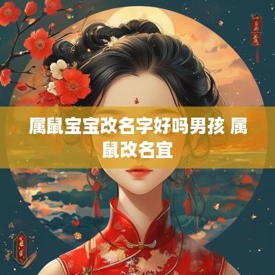 属鼠宝宝改名字好吗男孩 属鼠改名宜