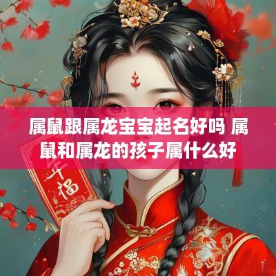属鼠跟属龙宝宝起名好吗 属鼠和属龙的孩子属什么好