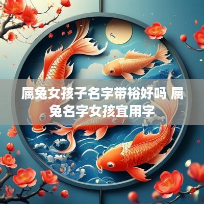 属兔女孩子名字带裕好吗 属兔名字女孩宜用字