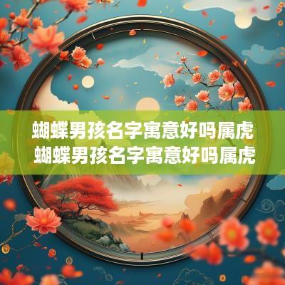 蝴蝶男孩名字寓意好吗属虎 蝴蝶男孩名字寓意好吗属虎的