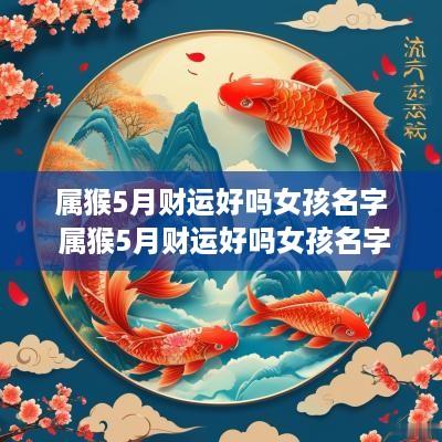 属猴5月财运好吗女孩名字 属猴5月财运好吗女孩名字怎么取