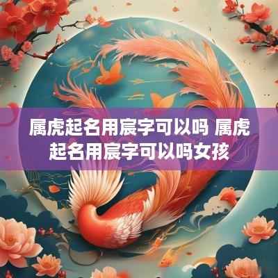 属虎起名用宸字可以吗 属虎起名用宸字可以吗女孩