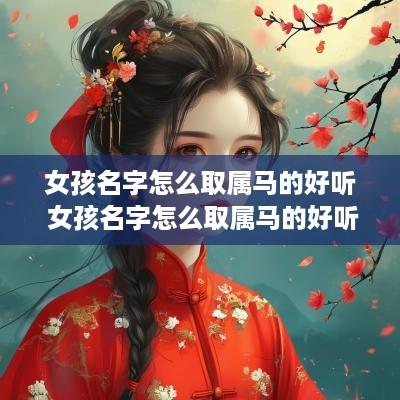 女孩名字怎么取属马的好听 女孩名字怎么取属马的好听点