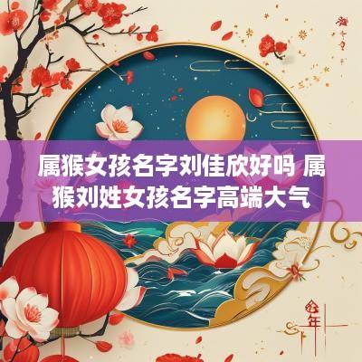 属猴女孩名字刘佳欣好吗 属猴刘姓女孩名字高端大气