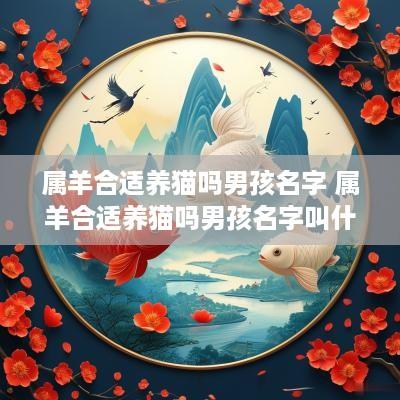 属羊合适养猫吗男孩名字 属羊合适养猫吗男孩名字叫什么