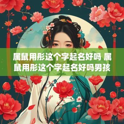 属鼠用彤这个字起名好吗 属鼠用彤这个字起名好吗男孩