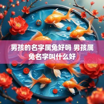 男孩的名字属兔好吗 男孩属兔名字叫什么好