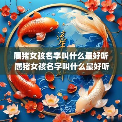 属猪女孩名字叫什么最好听 属猪女孩名字叫什么最好听的